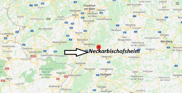 Wo liegt Neckarbischofsheim - Wo ist Neckarbischofsheim (Postleitzahl 74924)