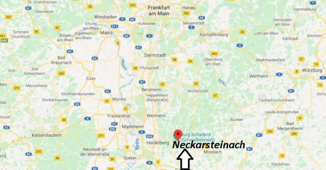 Wo liegt Neckarsteinach - Wo ist Neckarsteinach (Postleitzahl 69239)
