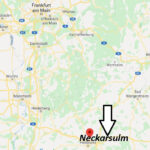 Wo liegt Neckarsulm – Wo ist Neckarsulm (Postleitzahl 74172)