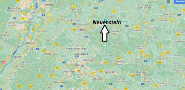 Wo liegt Neuenstein - Wo ist Neuenstein (Postleitzahl 74632)