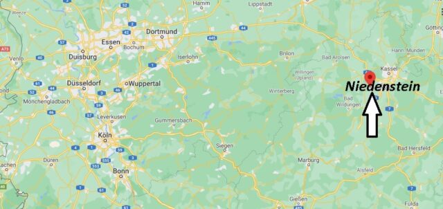 Wo liegt Niedenstein -Wo ist Niedenstein (Postleitzahl 34305)