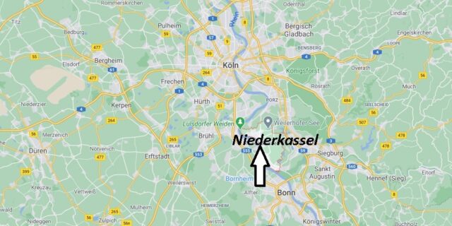 Wo liegt Niederkassel - Wo ist Niederkassel (Postleitzahl 53859)