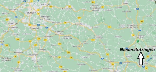 Wo liegt Niederstotzingen - Wo ist Niederstotzingen (Postleitzahl 89168)