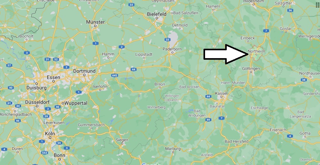 Wo liegt Northeim - Wo ist Northeim (Postleitzahl 37154)