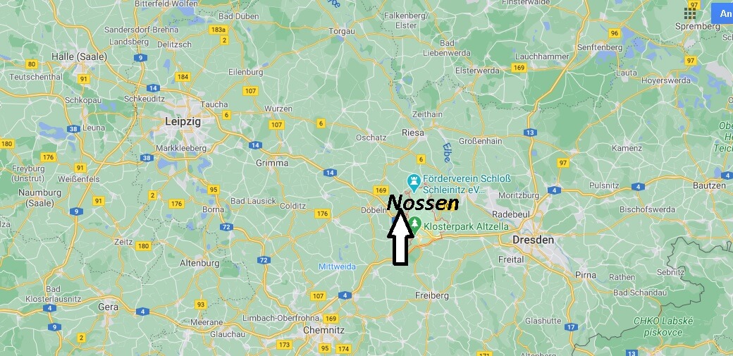 Wo liegt Nossen - Wo ist Nossen (Postleitzahl 01683)