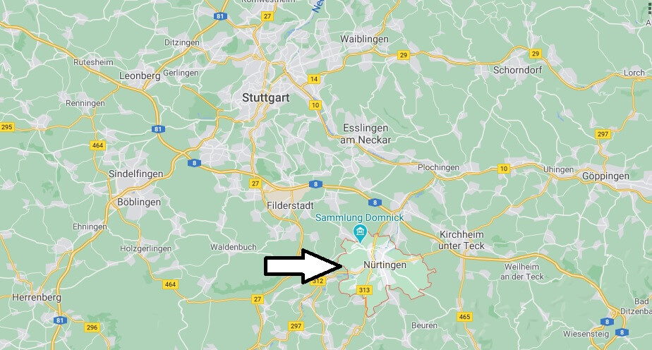 Wo liegt Nürtingen - Wo ist Nürtingen (Postleitzahl 72622)