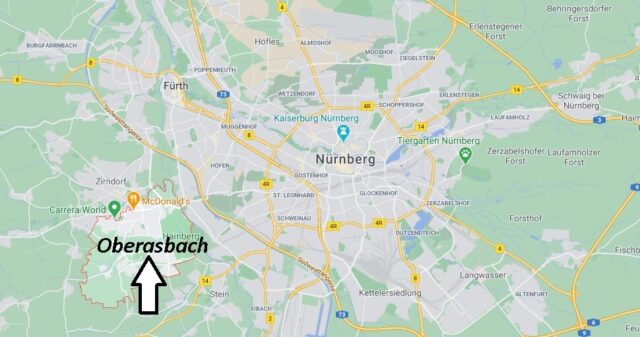 Wo liegt Oberasbach - Wo ist Oberasbach (Postleitzahl 90522)