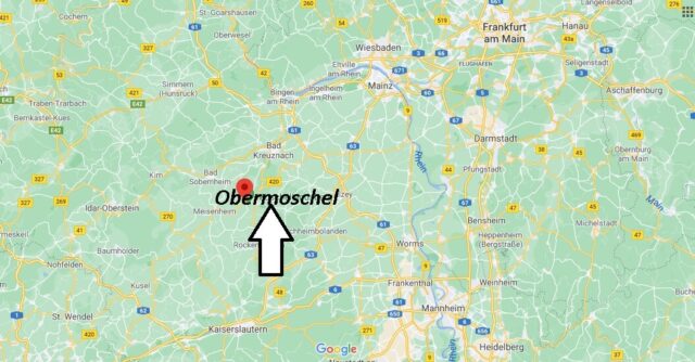 Wo liegt Obermoschel - Wo ist Obermoschel (Postleitzahl 67823)