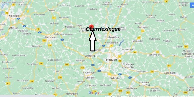 Wo liegt Oberriexingen -Wo ist Oberriexingen (Postleitzahl 71739)