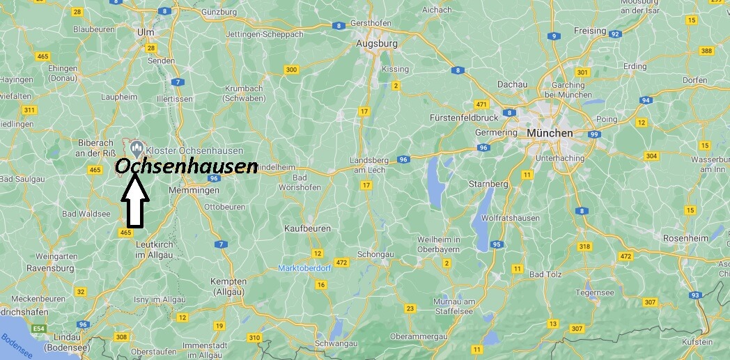 Wo liegt Ochsenhausen - Wo ist Ochsenhausen (Postleitzahl 88416)