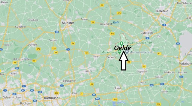 Wo liegt Oelde -Wo ist Oelde (Postleitzahl 59302)