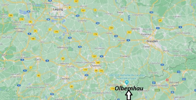 Wo liegt Olbernhau - Wo ist Olbernhau (Postleitzahl 09526)