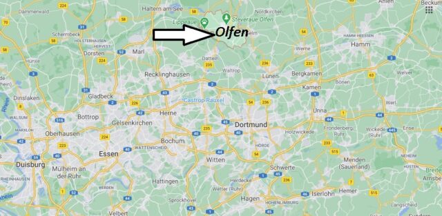 Wo liegt Olfen - Wo ist Olfen (Postleitzahl 59399)