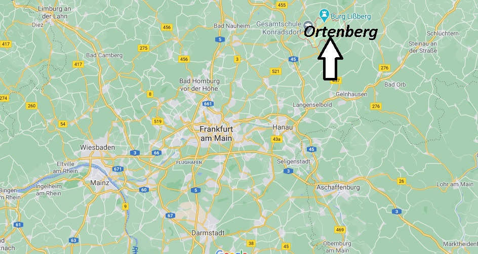 Wo liegt Ortenberg -Wo ist Ortenberg (Postleitzahl 63683)