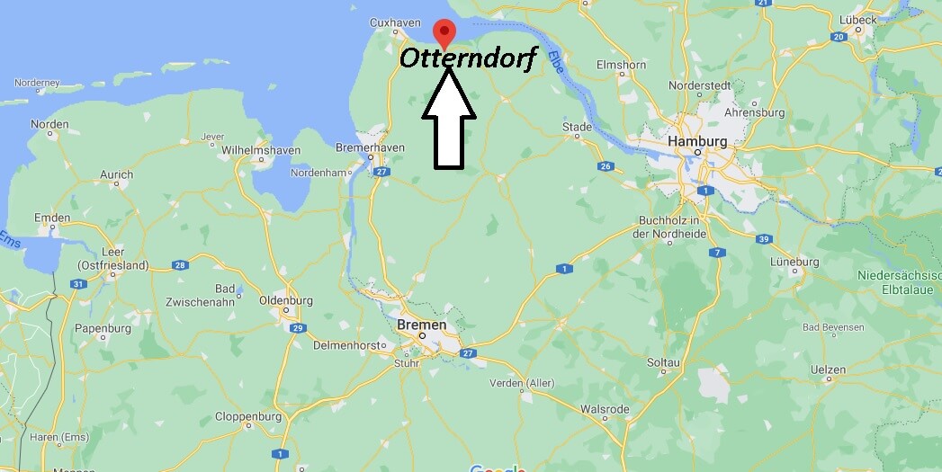 Wo liegt Otterndorf - Wo ist Otterndorf (Postleitzahl 21762)