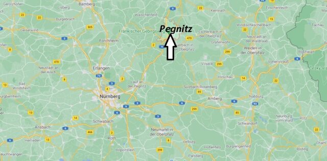 Wo liegt Pegnitz -Wo ist Pegnitz (Postleitzahl 91257)