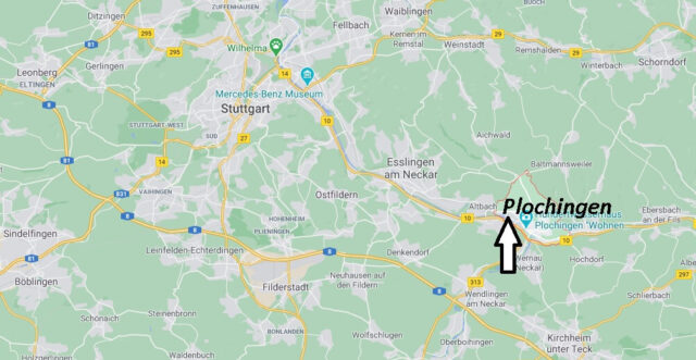 Wo liegt Plochingen - Wo ist Plochingen (Postleitzahl 73207)