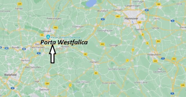 Wo liegt Porta Westfalica- Wo ist Porta Westfalica (Postleitzahl 32457)