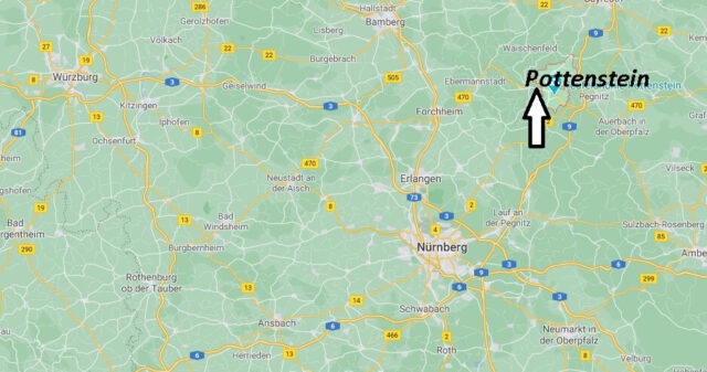 Wo liegt Pottenstein- Wo ist Pottenstein (Postleitzahl 91278)
