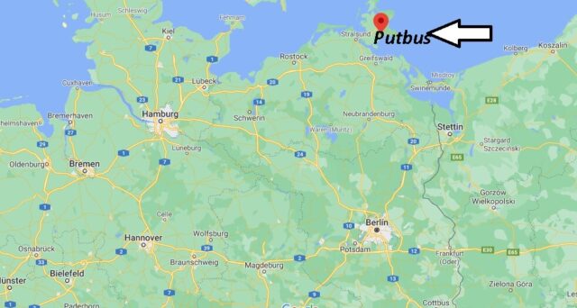 Wo liegt Putbus- Wo ist Putbus (Postleitzahl 18581)