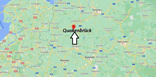 Wo liegt Quakenbrück - Wo ist Quakenbrück (Postleitzahl 49610)