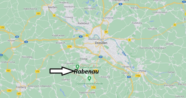 Wo liegt Rabenau -Wo ist Rabenau (Postleitzahl 01734)