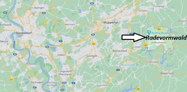 Wo liegt Radevormwald -Wo ist Radevormwald (Postleitzahl 42477)