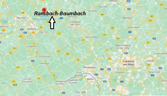 Wo liegt Ransbach-Baumbach - Wo ist Ransbach-Baumbach (Postleitzahl 56235)