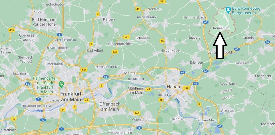 Wo ist Ronneburg (Postleitzahl 63549)