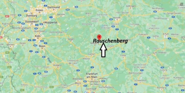 Wo liegt Rauschenberg - Wo ist Rauschenberg (Postleitzahl 35282)