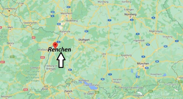 Wo liegt Renchen - Wo ist Renchen (Postleitzahl 77871)
