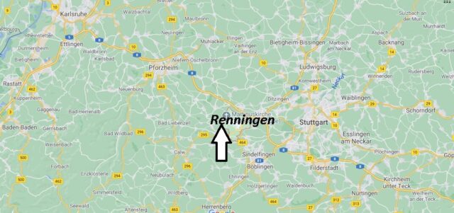 Wo liegt Renningen - Wo ist Renningen (Postleitzahl 71272)