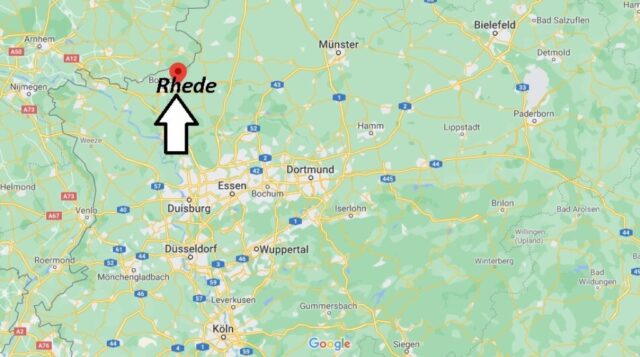 Wo liegt Rhede - Wo ist Rhede (Postleitzahl 46414)