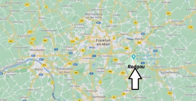Wo liegt Rodgau - Wo ist Rodgau (Postleitzahl 63110)