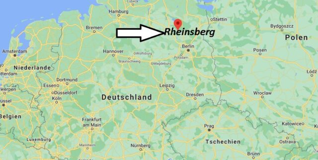 Wo liegt Stadt Rheinsberg