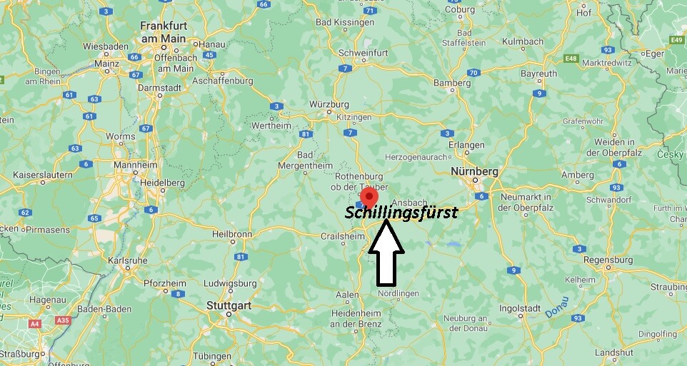 Wo ist Schillingsfürst (Postleitzahl 91583)
