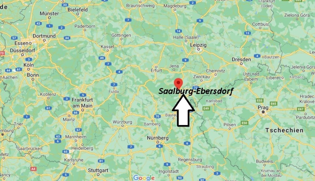 Wo liegt Saalburg-Ebersdorf