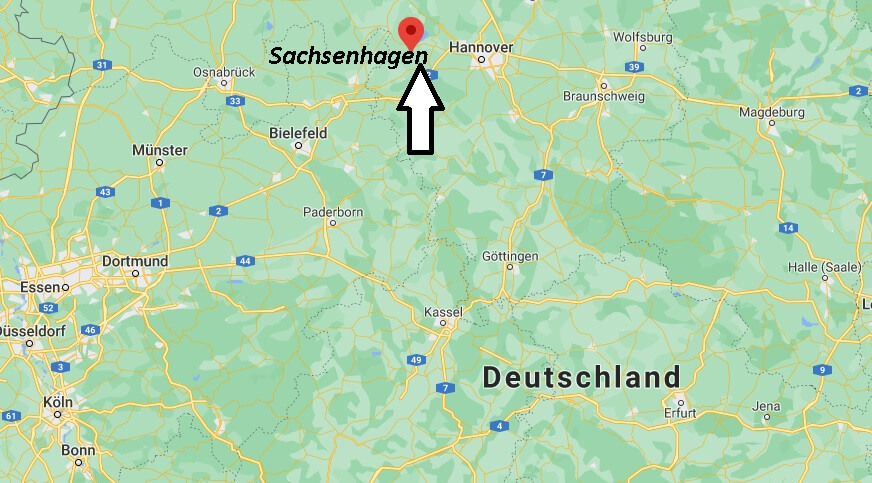 Wo liegt Sachsenhagen