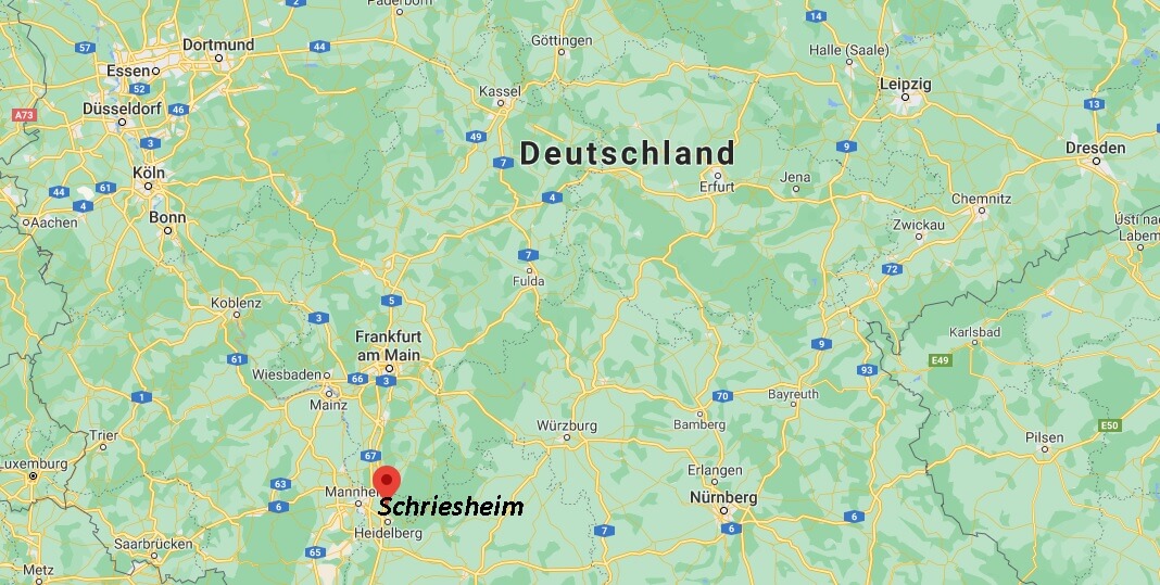 Wo ist Schriesheim (Postleitzahl 69198)