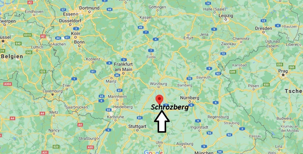 Wo ist Schrozberg (Postleitzahl 74575)