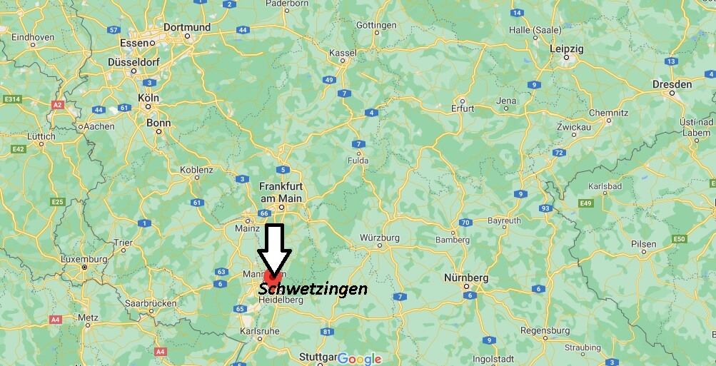 Wo ist Schwetzingen (Postleitzahl 68723)