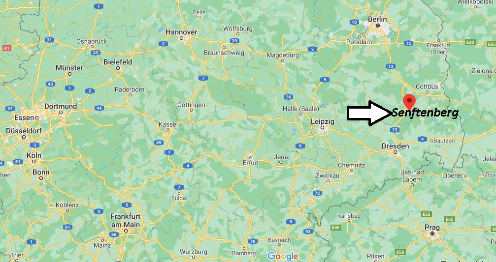 Wo ist Senftenberg (Postleitzahl 01945)