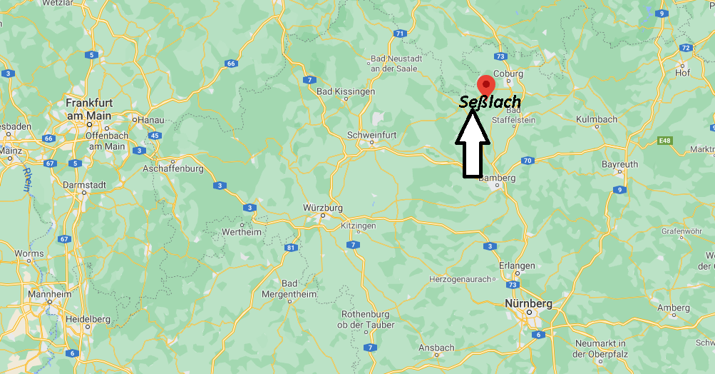 Wo ist Seßlach (Postleitzahl 96145)