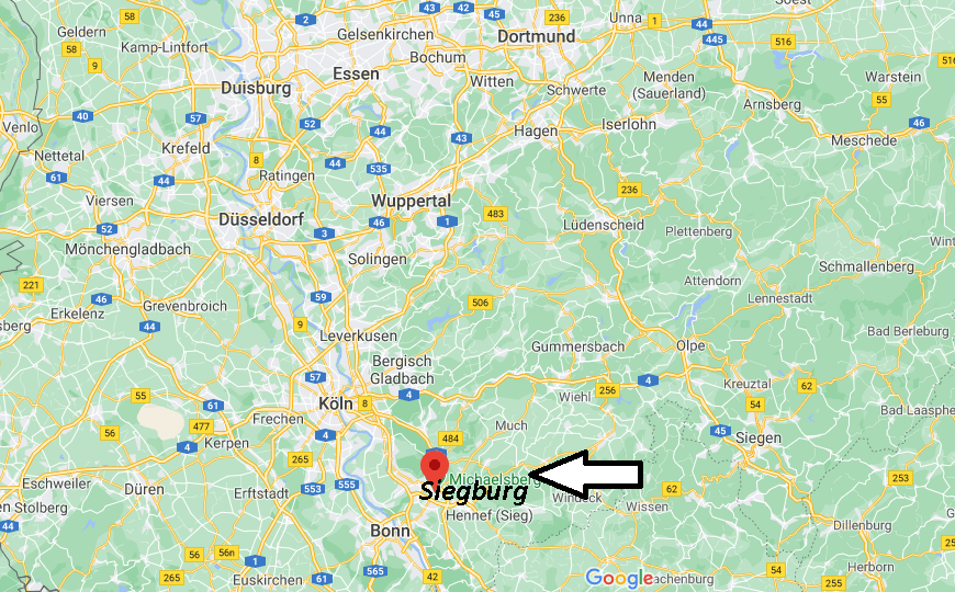 Wo ist Siegburg (Postleitzahl 53721)