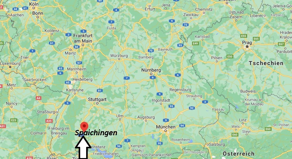 Wo ist Spaichingen (Postleitzahl 78549)