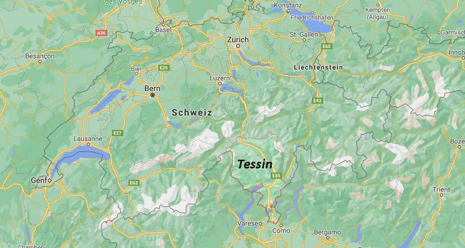 In welchem Bundesland liegt Tessin