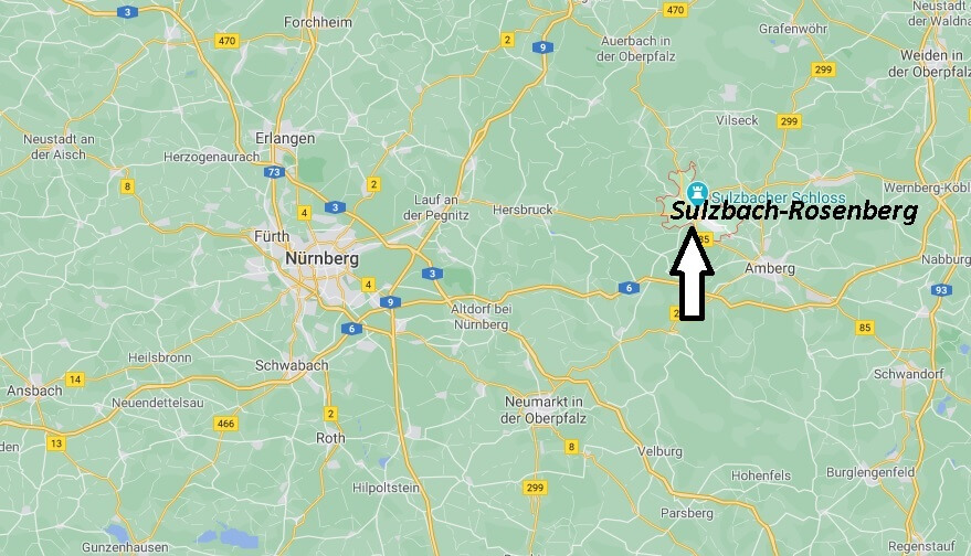 Wo ist Sulzbach-Rosenberg (Postleitzahl 92237)