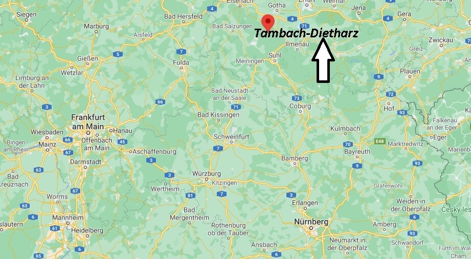 Wo ist Tambach-Dietharz (Postleitzahl 99897)