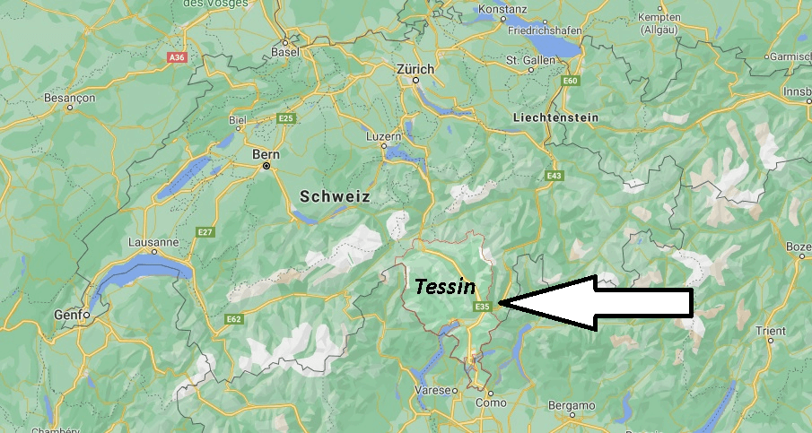 Wo ist Tessin (Postleitzahl 18195)