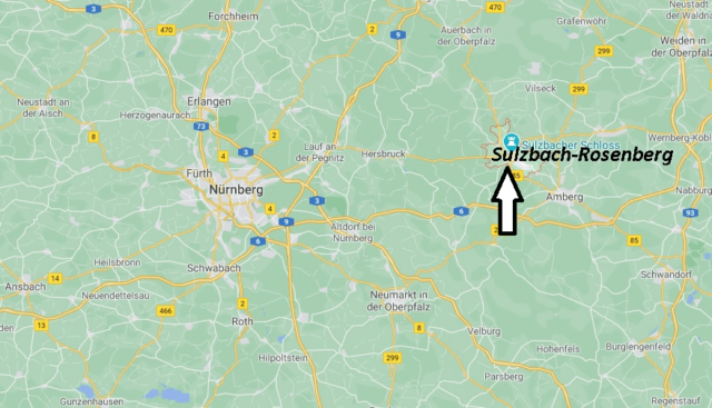 Wo liegt Sulzbach-Rosenberg